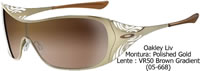 Oakley Liv Polished Gold_VR50 Brown Gradient (05-668)